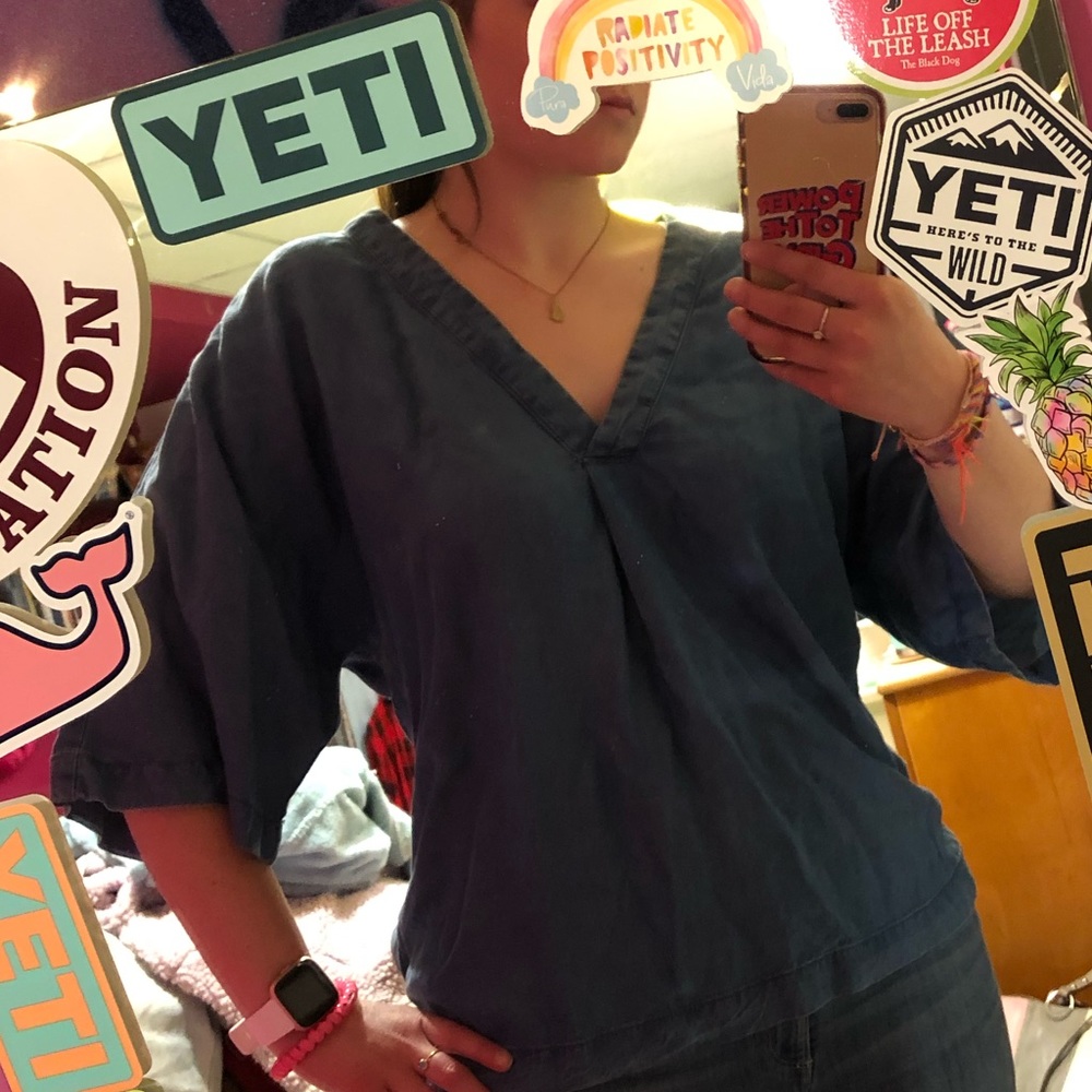 Gap Denim Tunic Top